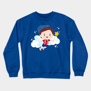 Cute Fairy Boy Crewneck Sweatshirt